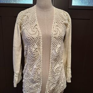Vintage Ivory Cardigan.